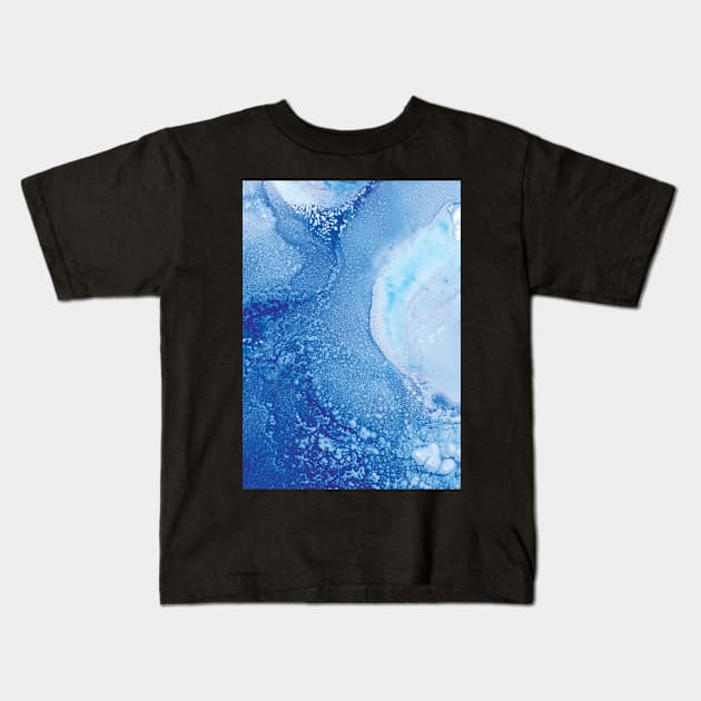 Deep blue sea Kids T-Shirt by juliechicago